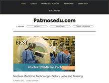 Tablet Screenshot of patmosedu.com